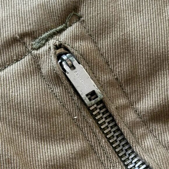 Vintage 40s WWII Armored Tanker Combat Trousers Overalls Size Small - Picture 3 of 8